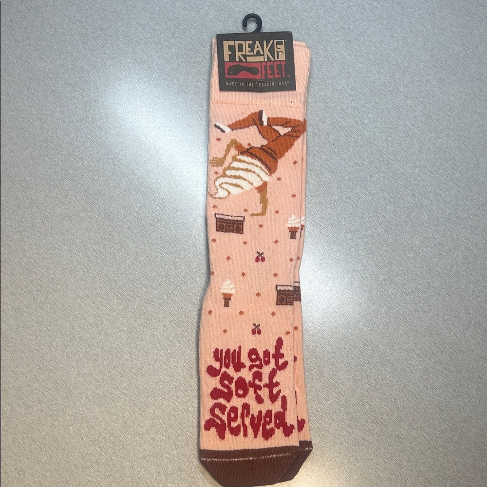 Freaker Feet Ice Cream Socks You Got Soft Served